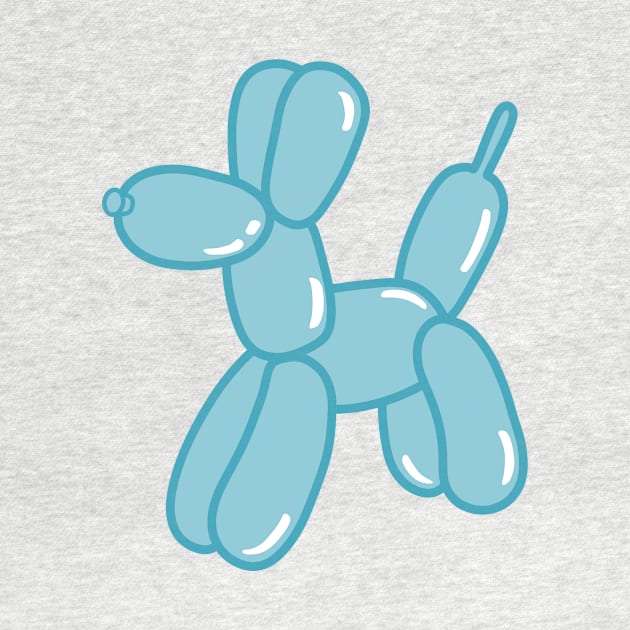 Blue Balloon Dog by trippyzipp